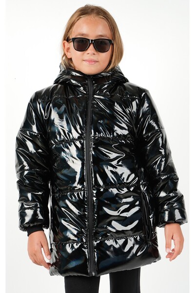 Monttini Детско палто с качулка, водоустойчиво и ветроустойчиво, с подплата W...