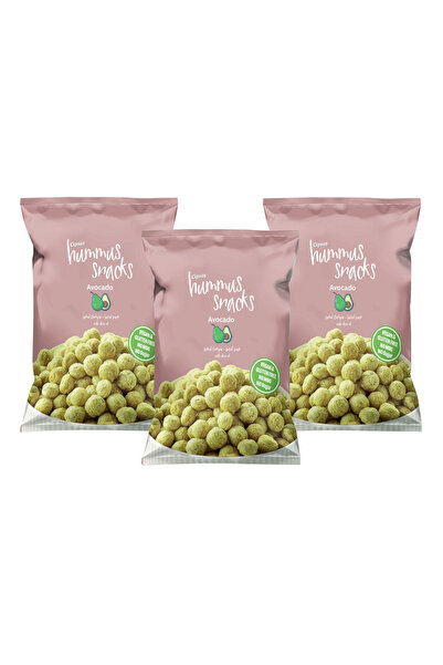 Cipsaş Hummus Snacks Avokado Aromalı Vegan Glutensiz Nohut Cipsi 45 G X 3 Adet
