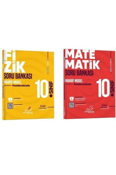 10. SINIF MATEMATİK & 10. SINIF FİZİK VİRTÜÖZ SORU BANKASI ( MAARİF MODEL ) 2026