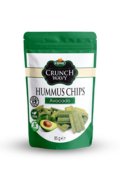 Cipsaş Avokado Aromalı Vegan Glutensiz Fırınlanmış Nohut Cipsi (HUMMUS CHİPS)