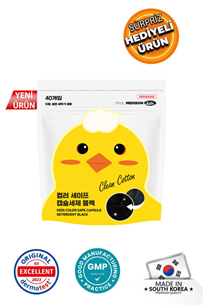 PAULMEDISON Bebek Kıyafetleri İçin Doğal İçeirkli Deterjan Siyahlar İçin