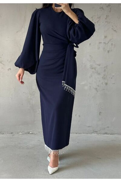 TESETTÜR AKBAŞ Double Krep Tesettür Abiye