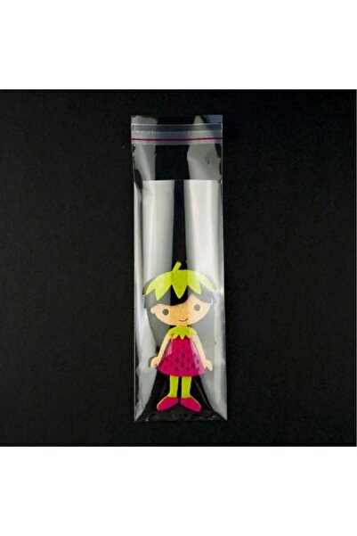 MG HOME TASARIM 8X30 100 ADET BANTLI ŞEFFAF JELATİN OPP ÇATAL KAŞIK OPP JELATİN POŞET