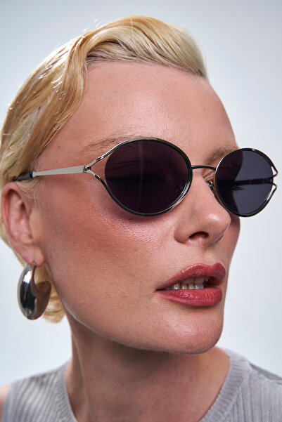 Bilge Karga Salkım Silver Black Sunglasses