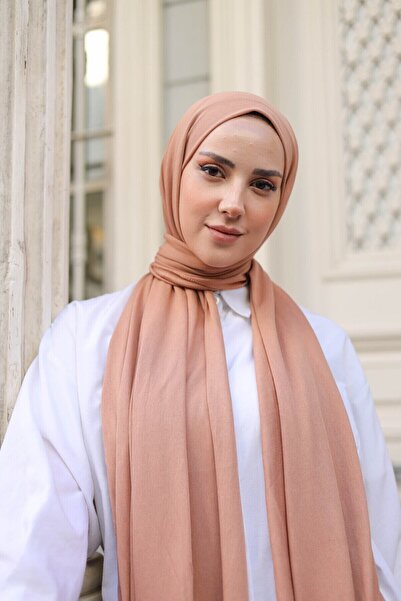 shalby الحجاب بتمشيط شال السلمون