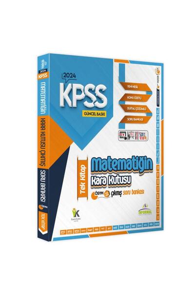 Karakutu Yayınları Kpss Matematiğin Kara Kutusu Tek Kitap Dijital Çözümlü Konu Özetli Ösym Çıkmış Soru Bankası