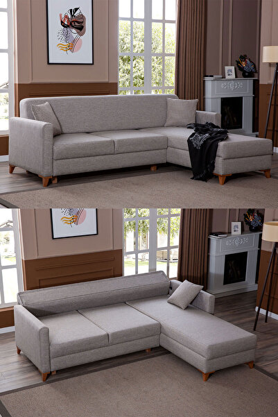 Yakamoz home Sunrise Modüler Sırt Mekanizmalı Köşe Koltuk Takımı Sağ Köşe