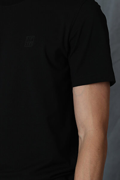 Lufian Μπλουζάκι Pablo Modern Graphic Μαύρο