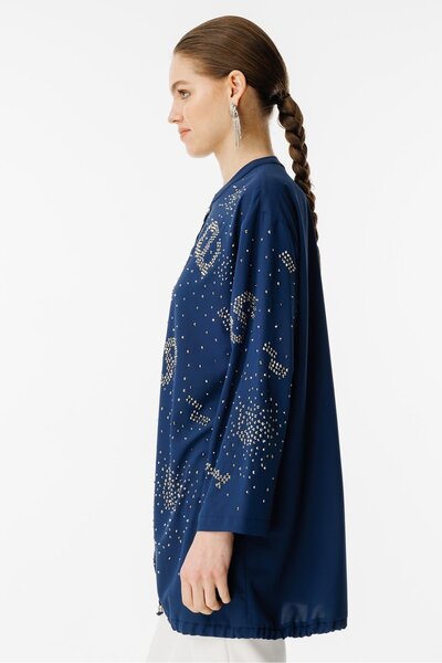 Ghisa Tunik Lacivert