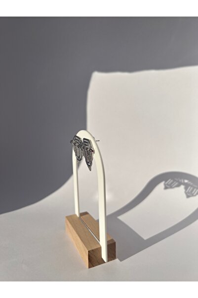 Vink Cu Serenay Leyla Gümüş Rengi Marka Model Küpe