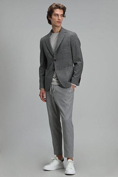 Lufian Alex Spor Erkek Blazer Ceket Slim Fit Antrasit