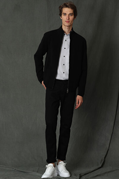 Lufian Anton Smart Jean Erkek Pantolon Slim Fit Siyah