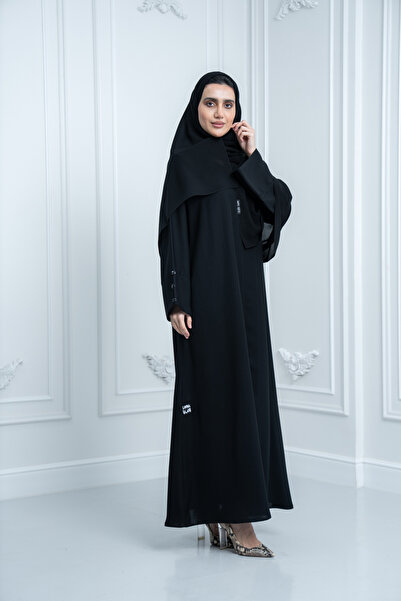 LAVİNİA Lavinia Omani women's abaya, Internet fabric, half-cloche