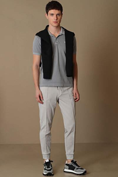 Lufian Vernon Sports Polo Neck Men's T-Shirt Dark Gray