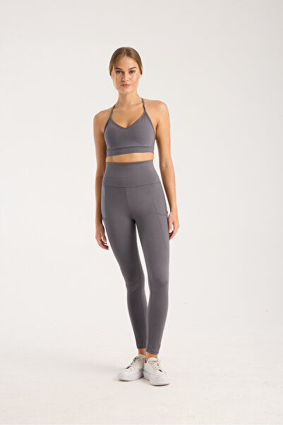 MENEL ZENELLİ High Waist Women's Double Pocket Recovery Sports Leggings