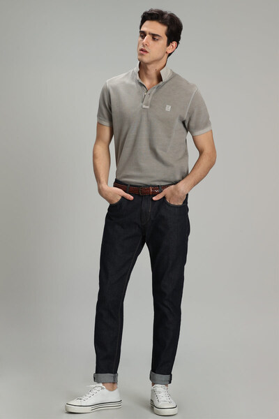 Lufian Pantaloni Carol Smart Jean pentru bărbați slim fit Albastru închis