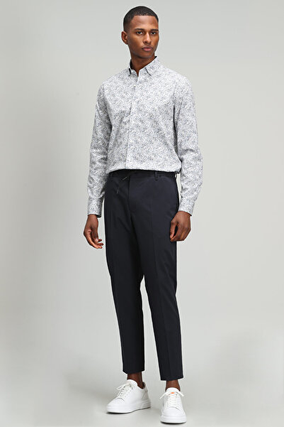 Lufian Abel Erkek Smart Gömlek Slim Fit Saks