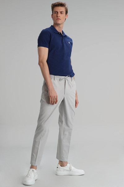 Lufian Ανδρικό αθλητικό μπλουζάκι πόλο Laon Light Navy Blue