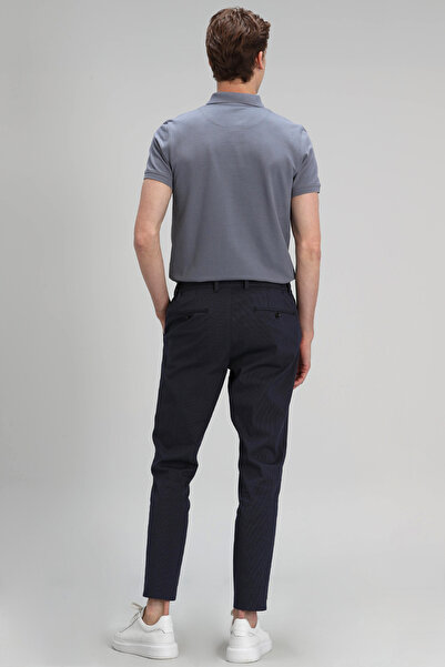 Lufian Ανδρικό μπλουζάκι Laon Sports Polo σε σκούρο γκρι