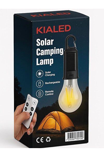 Genel Markalar Solar Enerjili, Uzaktan Kumandalı, Zaman Ayarlı Kamp Lambası, ...