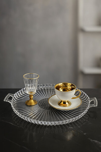 YzHome Mica Crystal Handled Presentation Tray Organizer Organizer Tray 36*30CM