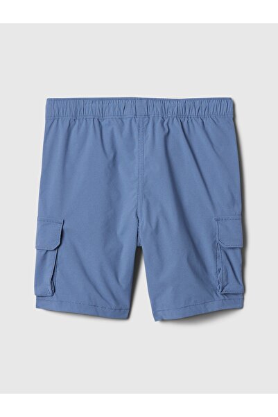 GAP Erkek Çocuk Mavi Hybrid Pull-On Kargo Şort