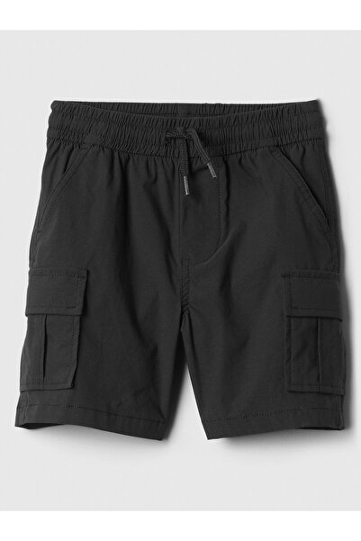 GAP Erkek Bebek Siyah Hybrid Pull-On Kargo Şort