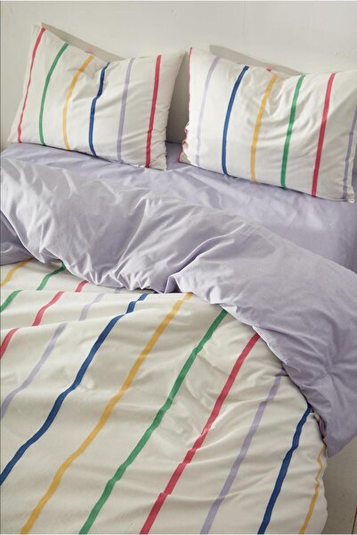 Ricco Lifes Letní sada povlečení Lila Summer Bomb pro jednu postel (BEZ PROSTĚRADLA)