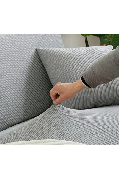 Arzuyum Тканинний чохол для дивана з еластичною гумкою, чохол для дивана на 3 особи, чохол для дивана-ліжка