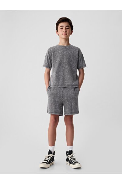 GAP Erkek Çocuk Siyah Bağcıklı Şort