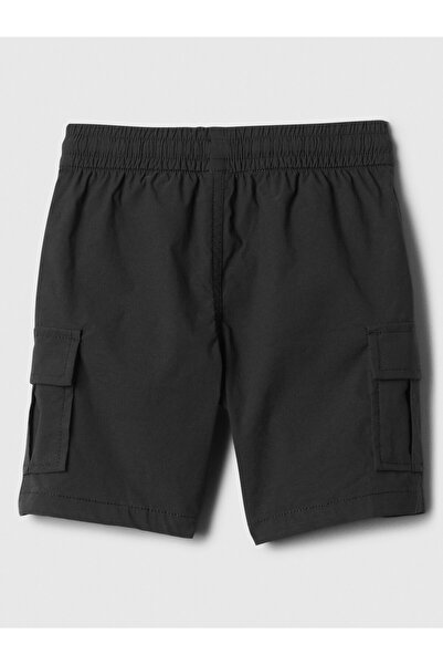 GAP Erkek Bebek Siyah Hybrid Pull-On Kargo Şort