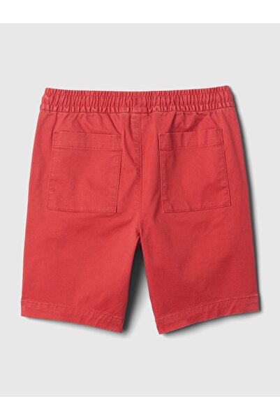 GAP Erkek Çocuk Kırmızı Twill Easy Şort