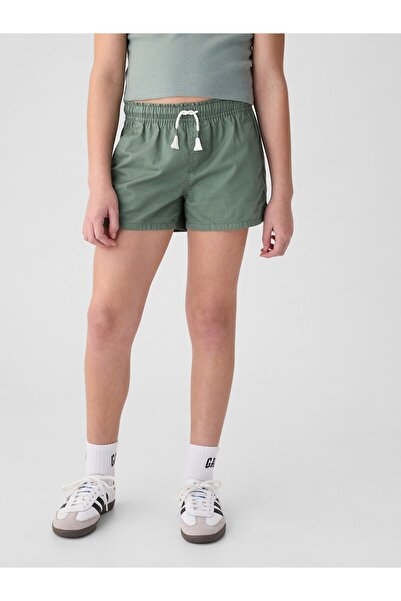 GAP Kız Çocuk Yeşil Pull-On Washwell™ Şort