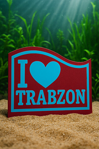 MDİZMİR Trabzon Akvaryum Dekoru ( I ‪‪❤︎‬ Trabzon ) Mini Akvaryum ve Büyük Ak...