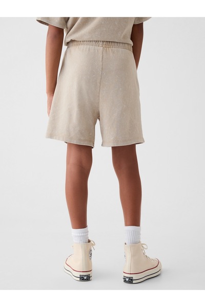 GAP Erkek Çocuk Bej Bağcıklı Şort