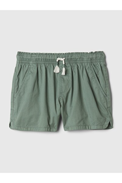 GAP Kız Çocuk Yeşil Pull-On Washwell™ Şort