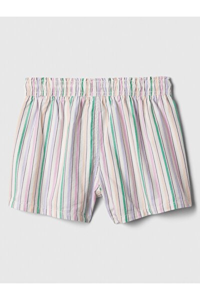 GAP Kız Çocuk Çok Renkli Chambray Pull-On Şort