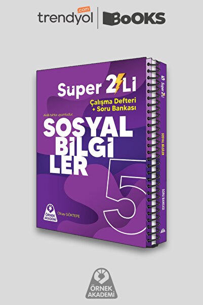 Örnek Akademi Yayınları Örnek Akademi 5. Sınıf Sosyal Bilgiler Süper 2'li *Gü...