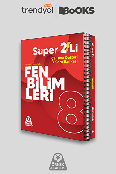 Örnek Akademi Yayınları Örnek Akademi 8. Sınıf Fen Bilimleri Süper 2'li *Günc...