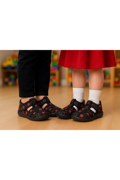 JOJO KIDS Unisex Children's Slippers, Orthopedic Sole, Nursery, Kindergarten, Home Shoes, Anti-Slip and Anti-Sweat