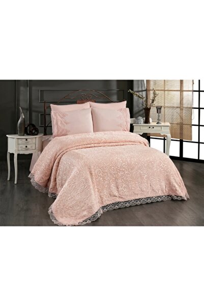 Muensu طقم مفرش سرير مزدوج مع بطانية جيبور، طقم بطانية فراشة، طقم بطانية فرنسية 0