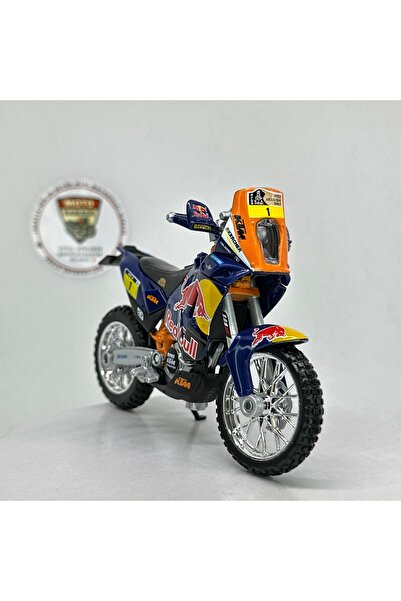 BBURAGO KTM 450 Rally (Dakar Rally – Red Bull Edition) 1:18 Diecast Model Mot...