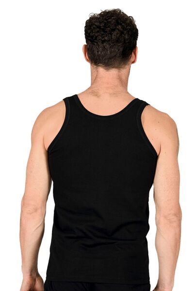 ÖZKAN underwear Özkan 11407 Men's Athlete - 100% Cotton, Single Jersey Flexible and Comfortable Thick Strap
