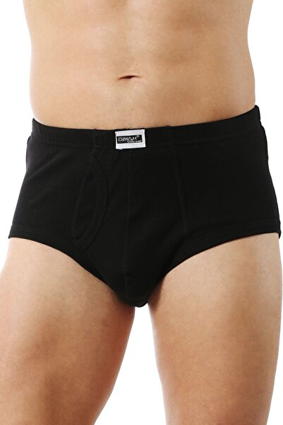 ÖZKAN underwear Özkan 0117 Pachet de 6 chiloți pentru bărbați, din bumbac, cu nervuri, flexibili, moi, confortabili