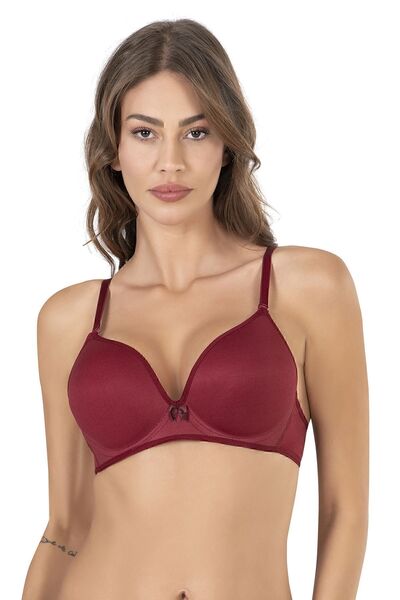 ÖZKAN underwear April 001 Sutien de zi cu zi pentru femei, căptușit și susținut cu sârmă, cu urechi