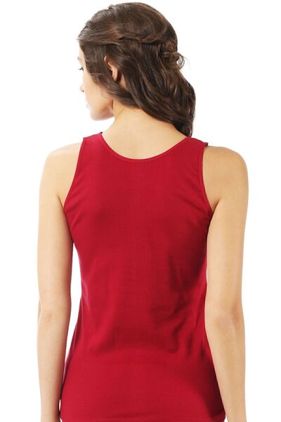 ÖZKAN underwear Özkan 2001 - Pack of 5 Women's Laced Cotton Ribbed Magnolia Tank Top