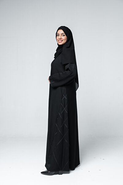 LAVİNİA Women's abaya from Lavinia, Fursan cloche fabric