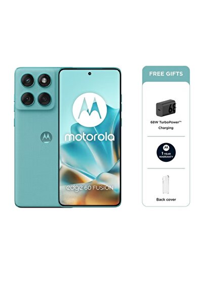 Motorola Edge 60 Fusion 5G Dual SIM Pantone Amazonite 12GB RAM 256GB with free 68w moto Charger