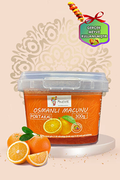 Festiva Hazır Osmanlı Macunu - Doğal Portakal Parçacıklı - 300gr.