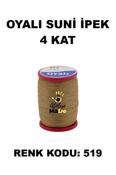OYALI Suni Ipek 4 Kat Iplik Nakış Iğne Oyası Tığ Oyası Etuval Tek Makara Net ...
